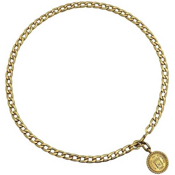 CHANEL Gold Logo Belt - Picture 1 of 11